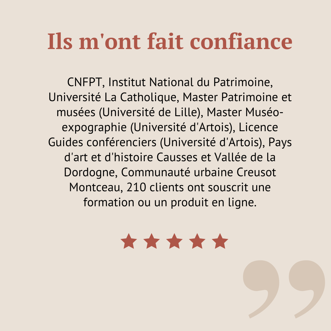 Ils ont acheté une formation Fun in museum