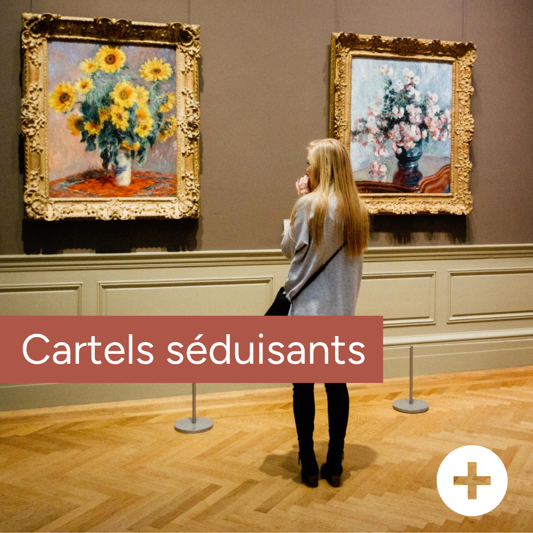 Cartels séduisants au musée